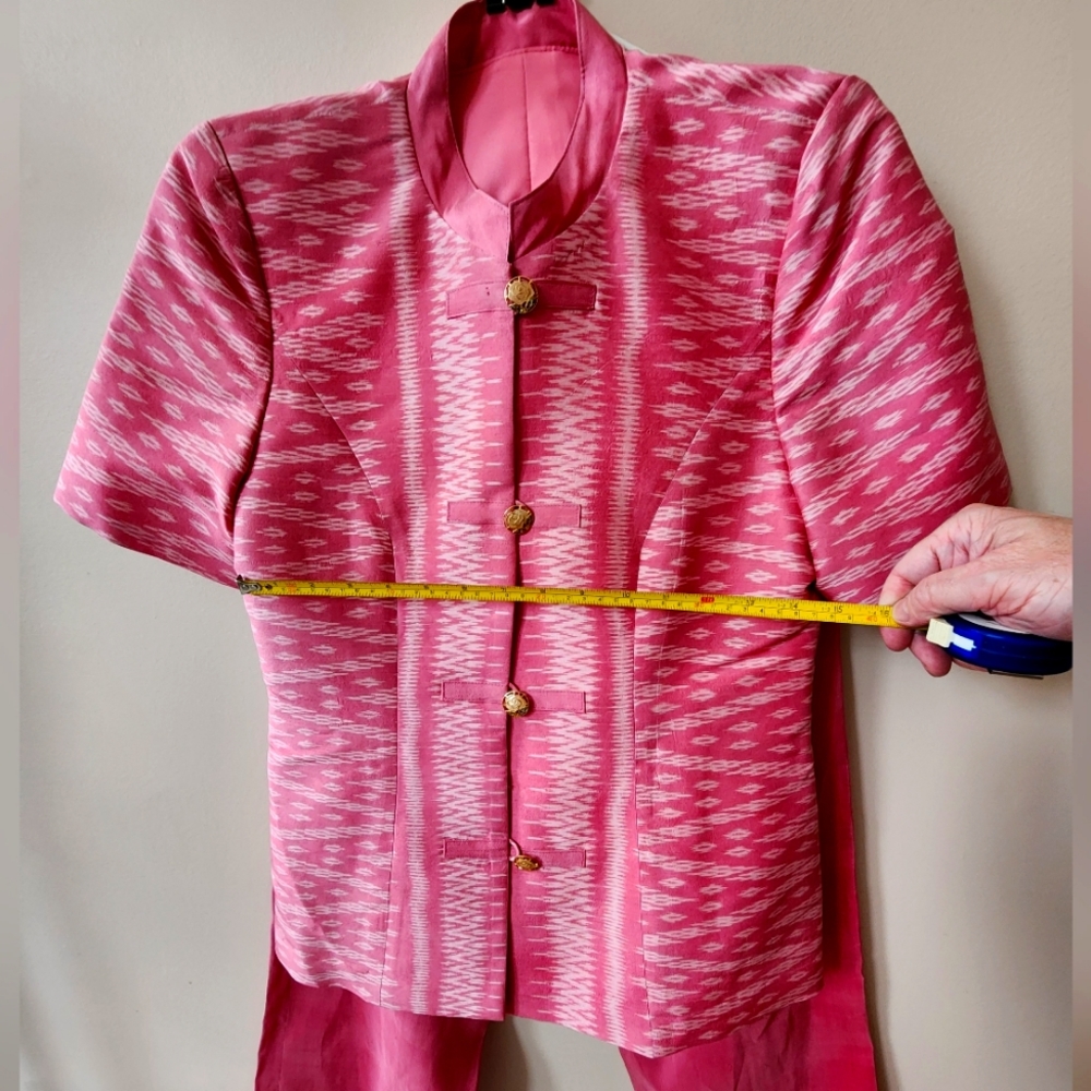 Beautiful hand-made Thai silk pant suit
